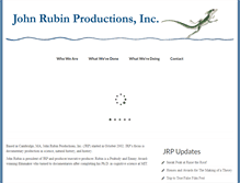 Tablet Screenshot of johnrubin.com